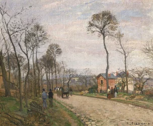 El camino de Louveciennes, 1870